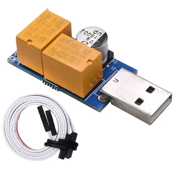 Originele Chips Usb Watchdog Kaart Module Timer Enkele Relais Onbeheerd Automatisch Herstart Blauw Scherm 24H Voor Pc Computer