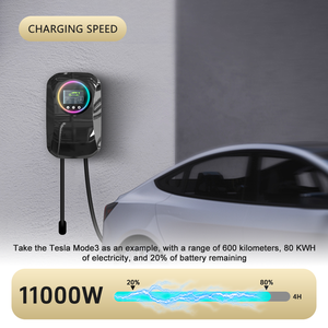 Mingze Hersteller <span class=keywords><strong>11KW</strong></span> 16A GBT Wallbox EV-Ladegerät Typ2 5m Ladekabel mit Überspannungsschutz Smart-Display für BYD Heimgebrauch - Product Image 5