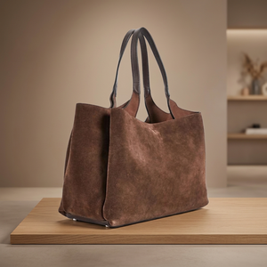 Sac à main en cuir véritable pour femmes BS INTERNATIONAL, dernière collection, de qualité supérieure, avec fermeture éclair, imperméable, durable, capacité 3L+, idéal pour les voyages - Product Image 3