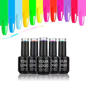 专业2000多种颜色15毫升指甲凝胶制造商自有品牌18免费沙龙用品有机无味凝胶上光剂 - Product Image 5