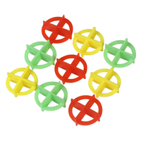 Entretoises de carrelage rondes de 1,0/1,5/2,0/2,5 mm, clips de 1,5 mm, entretoises croisées auto-nivelantes pour carrelage
