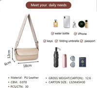 Sacs à bandoulière classiques en cuir PU personnalisés, sacs à main pour femmes, style bon marché