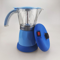 Cafetière espagnole Machine à café électrique Bleu/Rouge/Vert/Argent