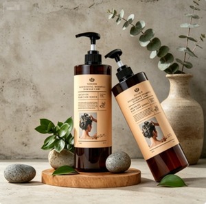 Shampooing Professionnel Réparateur 500g Nourrissant Faible pH Pour Cheveux Frisés et Secs Sans Silicone Usage Quotidien Backbar - Product Image 6