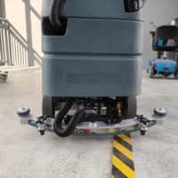 Nettoyeur-sécheur de sol professionnel KUER-H90 avec système à double brosse pour le nettoyage industriel et commercial des sols