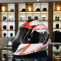 Marchio di alta qualità nuovo materiale ABS ECE R22.05 certificato doppia visiera Flip Up Full Face caschi per motocicli