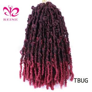 Vente en gros, 14/18/ 24/36 pouces, mèches de papillon douces, Crochet de tressage de cheveux, rouge, bleu, boîte de papillon lisse, Extensions de cheveux tressés - Product Image 4