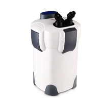 Filtre externe pour aquarium HW302 en plastique avec coton filtrant, pompe à eau et tuyau d'alimentation