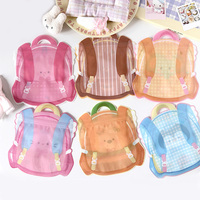 Lot de 10 sacs en plastique refermables à motif de lapin de dessin animé pour biscuits, bijoux, boucles d'oreilles, emballage pour fête d'anniversaire d'enfants