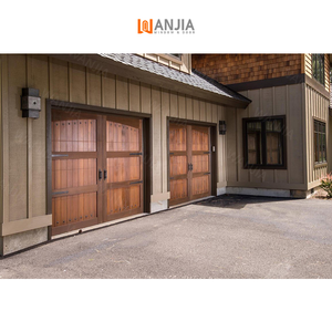 10x10 nhà máy trực tiếp tùy chỉnh Roll-up cửa nhà để xe cách nhiệt tự động bằng gỗ kính cửa nhà để xe - Product Image 6