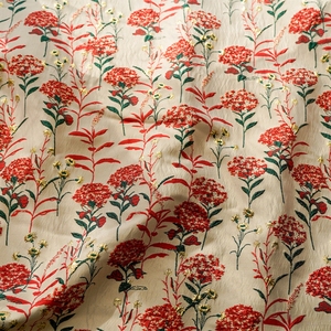 100% tela de diseñador de poliéster tejido jacquard brocado tela para vestido ropa 3D patrón de flores jacquard - Product Image 3