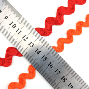 ริบบิ้นลายซิกแซกประดับด้วยผ้าลูกไม้หลากสีขนาด8มม. สำหรับแต่งกระเป๋าชุดเดรสมีให้เลือก DIY-31สี - Product Image 5