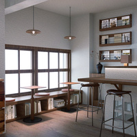 Comptoir de bar et vitrine en verre LED sur mesure pour café, boulangerie et autres commerces : solution clé en main pour l'aménagement intérieur