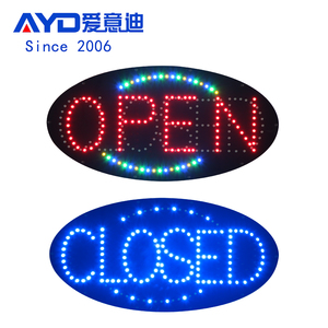 ป้ายไฟ LED ความสว่างสูงสำหรับแขวนหน้า<span class=keywords><strong>ร้าน</strong></span>ค้า ขนาด 24*48 ซม. ป้ายไฟ LED <span class=keywords><strong>เปิด</strong></span>-ปิด - Product Image 4