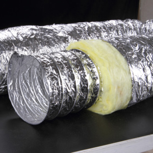 Hstube 2-24 Inch Tùy Chỉnh Kích Thước Nhôm Cách Điện Ống Dẫn Không Khí Với Glassfiber Cho Trung Tâm Điều Kiện Không Khí - Product Image 5