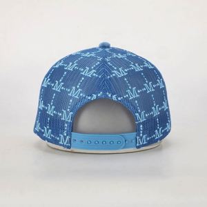 Gorra Deportiva Personalizada al por Mayor para Hombre y Mujer, Gorra Trucker de 5 Paneles con Logotipo Bordado, Gorras con Cierre a Presión de Malla, Gorra Trucker de Terciopelo - Product Image 5