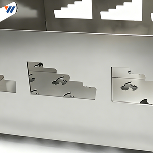 YW Hardware Manufacture Fabrication sur mesure de plaques en acier inoxydable découpées au laser pour foyer extérieur à encastrer - Service de fabrication professionnel - Product Image 4