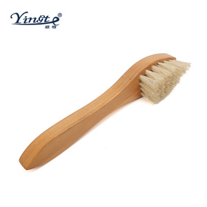 Yinste Wooden Shoe <b>Brush</b> Solid Wood Soft Bristles <b>For</b> <b>Cleaning</b> Shoes - Product Image 2
