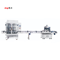 Machine de remplissage automatique pneumatique de liquides et pâtes 100 ml pour usines, bouteilles en plastique/verre, bidons, eau, huile, produits chimiques
