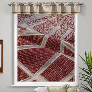 Rideaux occultants classiques en polyester tissé de haute qualité pour toutes saisons, avec bande de fixation, élégants, unis, personnalisables, et cantonnières lumineuses - Product Image 4