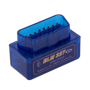 <span class=keywords><strong>Interface</strong></span> 16 broches V2.1 ELM327 OBD2 <span class=keywords><strong>Mini</strong></span> lecteur de code Outil de diagnostic BT Scanner de voiture pour Android Diagnostic-Tool OBDII OBD 2 - Product Image 1
