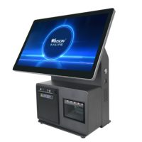 15.6 Restaurant Point de Vente Tout en Un Écran Tactile Caisse Enregistreuse Terminal Windows POS Systèmes Caissier Automatique