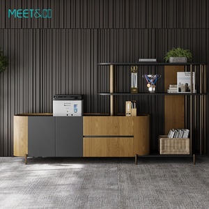 Modern Modular Wooden Bookshelf Combination <b>File</b> Storage Cabinet for Home Office Hospital Office & School/Workshop Furniture - Product Image 1