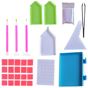 Bview Art 50 pezzi kit <span class=keywords><strong>di</strong></span> strumenti e accessori per pittura diamante fai da te penne per pittura <span class=keywords><strong>di</strong></span> dimensioni Multiple per adulti per realizzare diamanti - Product Image 1