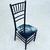 Noir Chiavari Chaises De Mariage