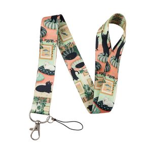 Lanière WOWEI Kitty National Park Wave en polyester, imprimée par transfert thermique, détachable, pour téléphone portable et porte-carte d'identité - Product Image 6