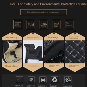 <span class=keywords><strong>Tappetini</strong></span> per auto personalizzati con guida a destra 3D 5D 7D in pelle per tutte le stagioni - Product Image 4