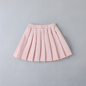 Abbigliamento estivo bambino bambino abbigliamento all'ingrosso senza maniche cappotto girocollo gonna a pieghe 3 pz Set di abbigliamento per bambine - Product Image 5