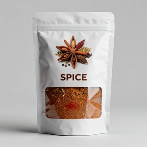 Food Grade Aluminum Foil Stand Moisture Proof Spice Packaging <b>Bags</b> Heat Seal <b>Zip</b> Lock Pouches for Market Business Condiment - Product Image 3