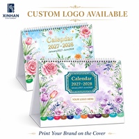 Calendrier de bureau OEM ODM avec logo personnalisé, calendrier de table perpétuel, vente en gros en vrac, prix direct usine