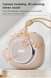 Bán buôn thời trang retro máy ảnh mô hình loa răng Xanh với thẻ TF FM Radio - Product Image 2