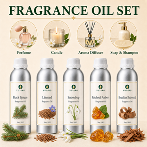 Set di Oli Profumati: Abete Nero, Semi di Lino, Gipsofila, <span class=keywords><strong>Patchouli</strong></span>, Ambra, Olio di Legno Rosso Brasiliano - Fornitore di Oli Profumati - Product Image 1