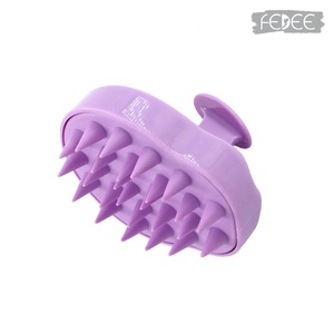 Brosse à cheveux à poils souples en silicone pour shampooing, exfoliant en silicone, masseur de cuir chevelu et de cheveux, brosse à shampooing pour <span class=keywords><strong>la</strong></span> tête - Product Image 2