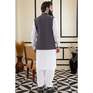 เสื้อกั๊กสำหรับผู้ชายเสื้อโค้ทสำหรับงานแต่งงานคอจีนสำหรับฤดูหนาวออกแบบโลโก้ได้ตามต้องการ - Product Image 6