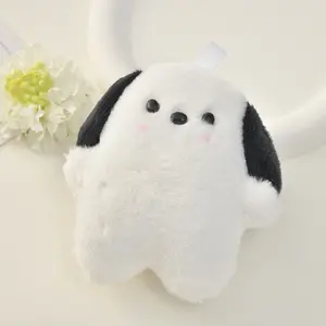 New stereo ear dog doll key chain pendant plush brooch accessories clothing mobile phone shell accessories wholesale.