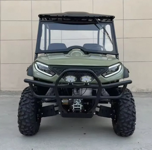 Vehículo Utilitario Eléctrico de Alto Rendimiento para Granja 4x4, con Batería de Litio de 10kW, 4 Asientos, Plataforma Abatible, Automático, Plástico, ODM - Product Image 2