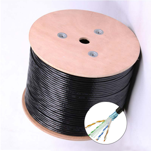 OWIRE <span class=keywords><strong>Cat</strong></span> <span class=keywords><strong>6</strong></span> <span class=keywords><strong>F</strong></span>/<span class=keywords><strong>UTP</strong></span> Câble LAN extérieur <span class=keywords><strong>Ethernet</strong></span> blindé Câble étanche de haute qualité pour réseau local extérieur - Product Image 5