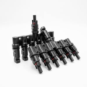 ขั้วต่อแผงโซลาร์เซลล์ PV004-T6 ตัวผู้/ตัวเมีย IP67 7 ขา กันน้ำ กันฝุ่น ทองแดงชุบดีบุก PPO DC 1000V 1500V 30A สำหรับระบบโซลาร์เซลล์ - Product Image 1