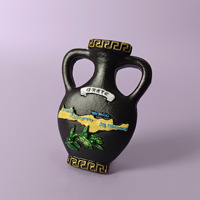 Aimant de réfrigérateur 3D en résine écologique personnalisé et créatif, souvenirs de Grèce, aimant de réfrigérateur touristique