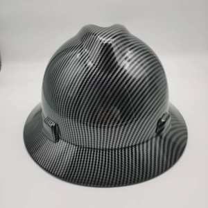 خوذة حماية Msa v Guard، خوذة أمان أمريكية لحماية الرأس بنمط الراتشيت لصناعة البناء، مصنوعة من ألياف الكربون - Product Image 4