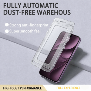 Protection d'écran en verre trempé à alignement automatique personnalisé en gros pour iPhone 18 Pro Max 17 Pro Max, film HD transparent, installation sans poussière - Product Image 4