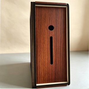 Tirelire en bois pour <span class=keywords><strong>Francs</strong></span> CFA, Dollars et Euros, avec fonction de comptage de pièces, pour l'épargne et les défis d'épargne, cadeaux originaux - Product Image 6