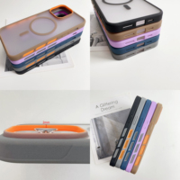 Étui de téléphone magnétique de haute qualité pour iPhone16 Pro Max étui rigide antichoc mat couvercle de dissipation thermique