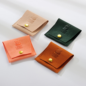 Proveedor de Fábrica: Bolsas de Terciopelo para Joyería de 8*8cm, Bolsa de Microfibra y Gamuza con Botón para Regalo - Product Image 1
