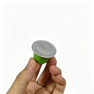 Green Tea Pod Capsule Single Serve Coffee Compatible Reusable Metal <b>Cup</b> Green Color - Product Image 4