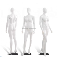 Boutique-Schaufensterpuppe aus Fiberglas, Ganzkörper-Sexy-Damen-Mannequin, Stehende Weiße Weibliche Schaufensterpuppe